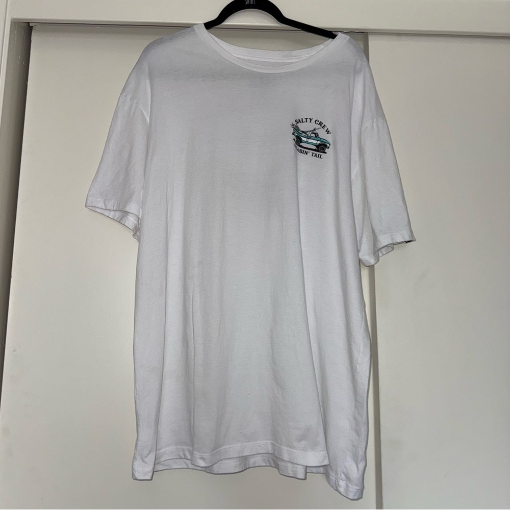 Salty Crew White Short Sleeve Tee with Graphic